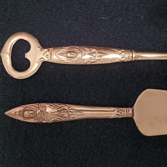 Vintage 8 Piece Bar and Serving Set in Original Wood Case - Picture 4 of 6